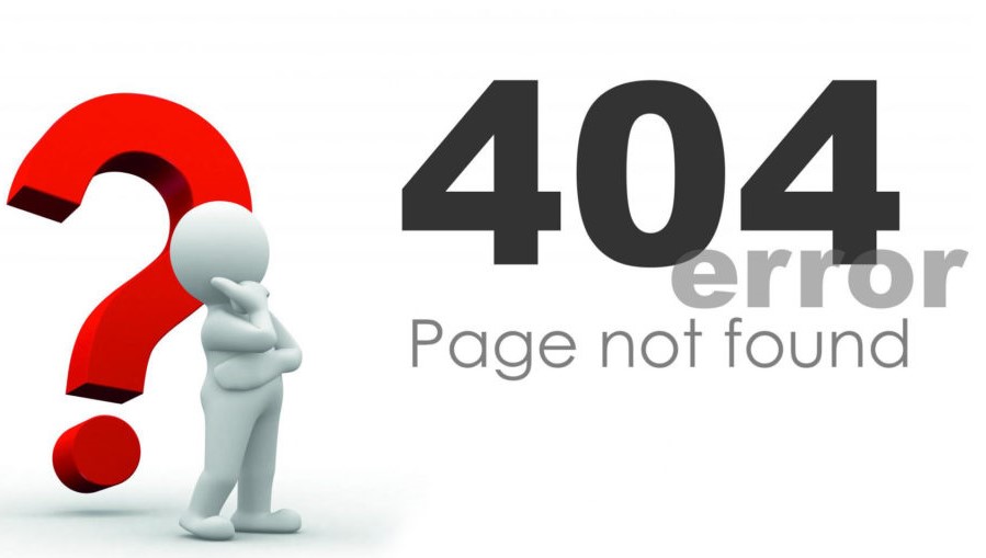 404 error page not found